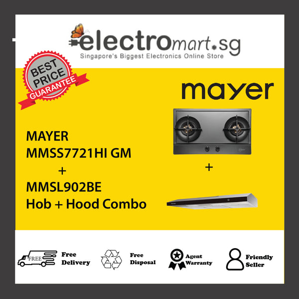 Mayer MMSS7721HI  + MMSL902BE Hob + Hood Combo