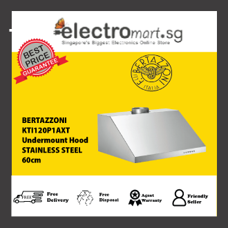 Bertazzoni KU60PRO1XA Professional Series 60cm Undermount Hood 1 Motor, Stainless Steel