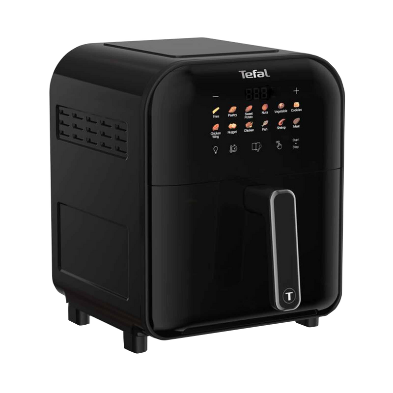 TEFAL EY8218 Far-Infrared Vision Digital Air Fryer with Window - Black