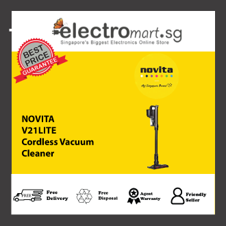 NOVITA V21LITE Cordless Vacuum Cleaner BLACK/ WHITE