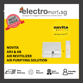 NOVITA AR3 & AB Air Revitalizer AR3 & Air Purifying Solution Concentrate Bundle