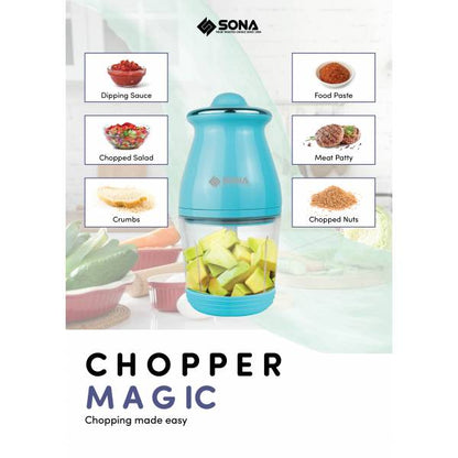 SONA SFC 3080 Glass Food Chopper