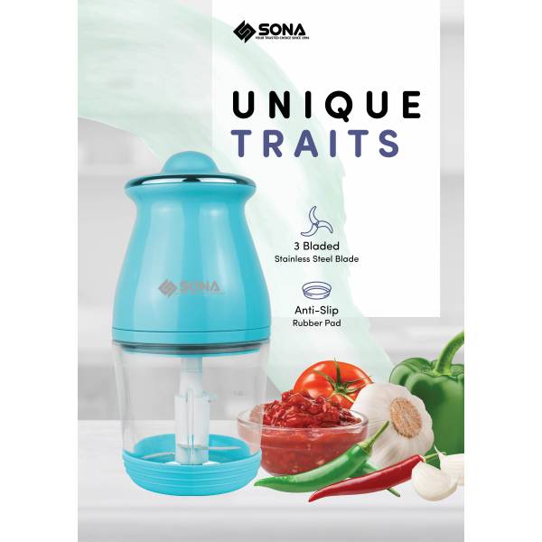 SONA SFC 3080 Glass Food Chopper