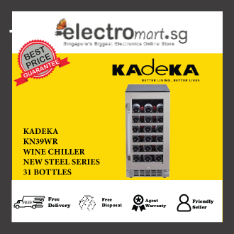 Kadeka KN39WR 31 Bottles Wine Chiller/ New Steel Series