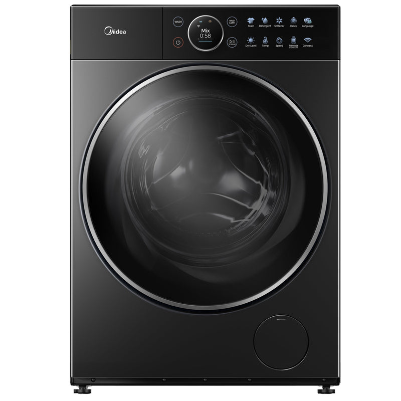 MIDEA MF310D100WB Washer Dryer,  10/7kg - Matte Metal Titanium