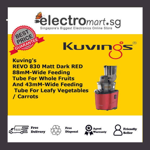 KUVINGS REVO 830 RED WHOLE SLOW JUICER REVO 830 RED