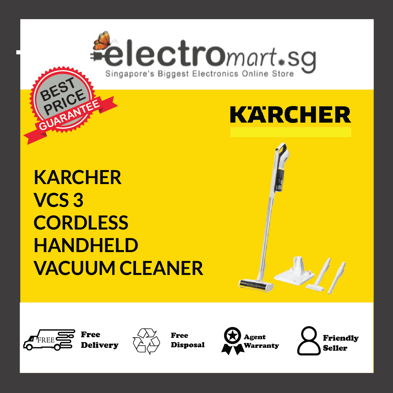 KARCHER VCS 3 Cordless Handheld vacuum cleaner