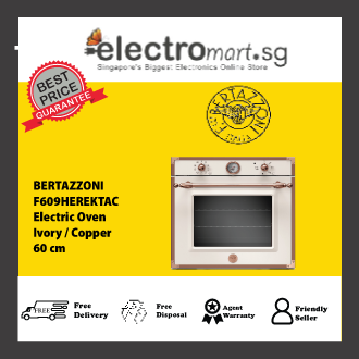 Bertazzoni F609HEREKTAC Heritage Electric oven 60 cm - ivory / copper