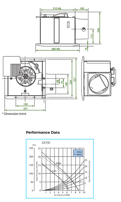 KDK 32CDH Ventilating Fan
