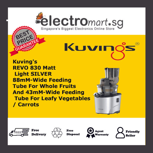 KUVINGS REVO 830 SILVER WHOLE SLOW JUICER REVO 830 SILVER