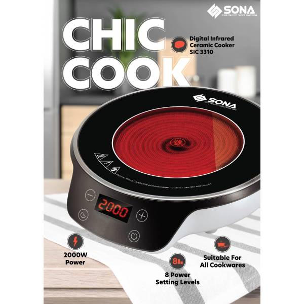 SONA SIC 3310 Digital Infrared Ceramic Cooker