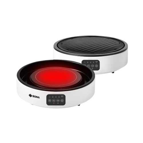 SONA SIC 3318 2-in-1 Infrared Ceramic Cooker Grill