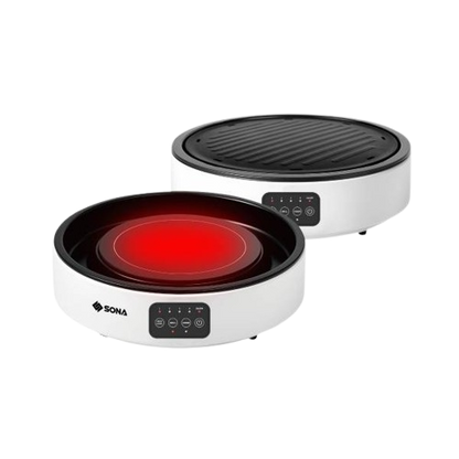 SONA SIC 3318 2-in-1 Infrared Ceramic Cooker Grill