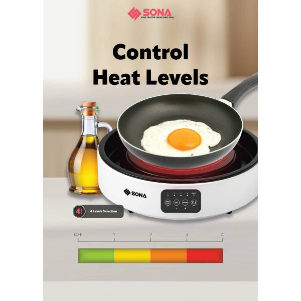 SONA SIC 3318 2-in-1 Infrared Ceramic Cooker Grill