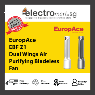 EuropAce EBF Z1 Dual Wings Air Purifying Bladeless Fan