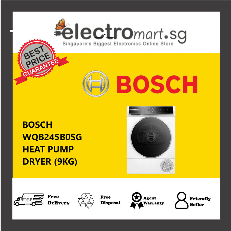 BOSCH WQB245B0SG  HEAT PUMP DRYER (9KG)