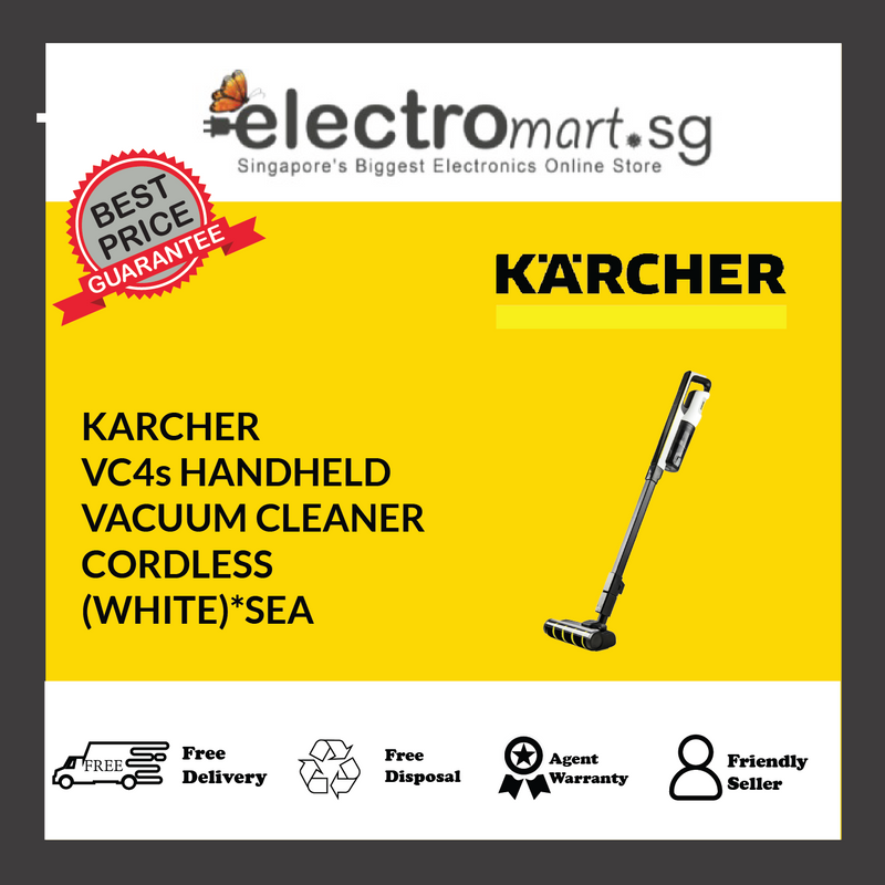 Karcher HANDHELD VACUUM CLEANER VC4s CORDLESS (WHITE)*SEA