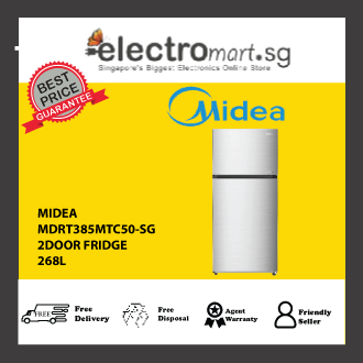 MIDEA MDRT385MTC50-SG 268L 2-DOOR FRIDGE