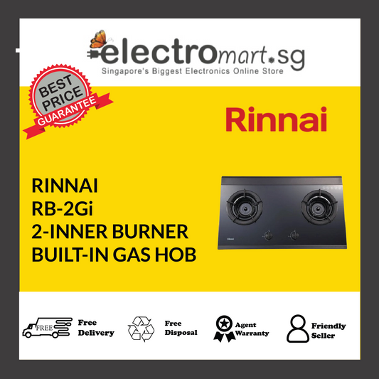 RINNAI RB-2Gi 2-INNER BURNER BUILT-IN GAS HOB