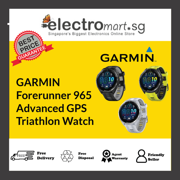 GARMIN Forerunner 965 Advanced GPS Triathlon Watch