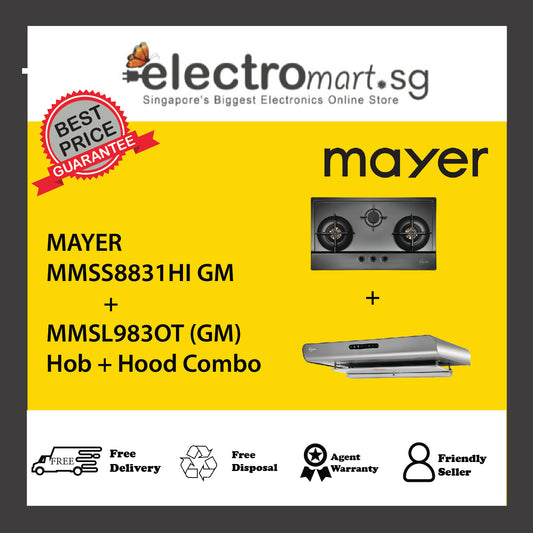 Mayer MMSS8831HI GM  + MMSL983OT (GM) Hob + Hood Combo
