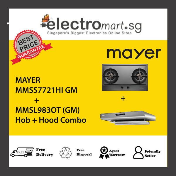 Mayer MMSS7721HI  + MMSL983OT (GM) Hob + Hood Combo