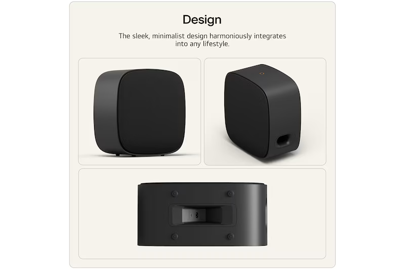 LG W7 Wireless Subwoofer for Immersive Deep Bass