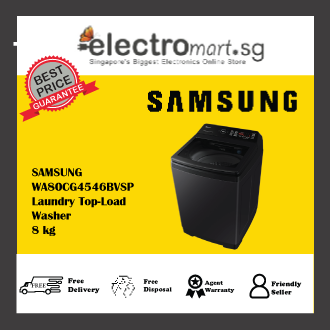 SAMSUNG WA80CG4546BVSP TOP LOAD WASHER 8KG