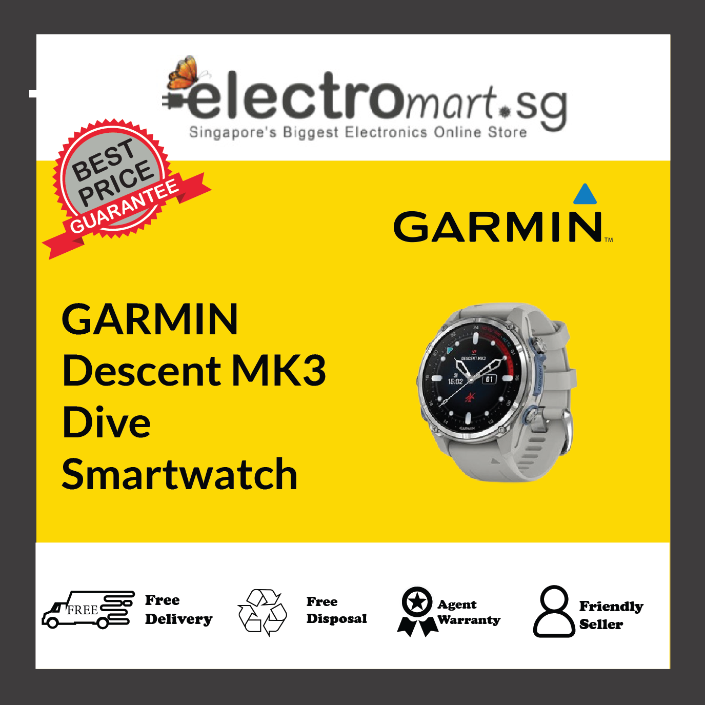GARMIN Descent MK3 Dive Smartwatch