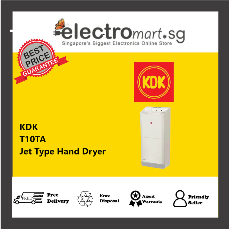 KDK T10TA  Jet Type Hand Dryer