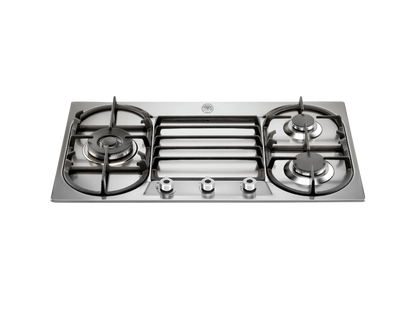 Bertazzoni P9501PROXE 3 Aluminium Burners Built-in Gas Hob - Stainless Steel