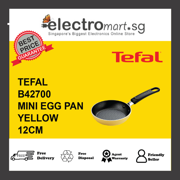 TEFAL B42700 Enjoy Mini Egg Pan 12cm (Yellow)