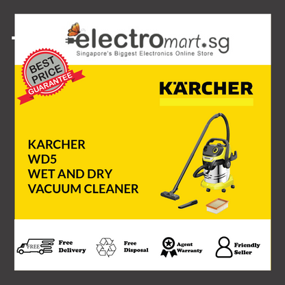 KARCHER WD 5 Wet and dry vacuum cleaner