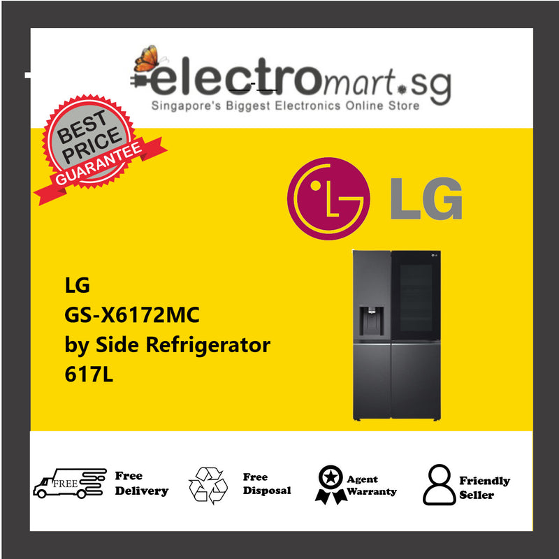 LG GS-X6172MC by Side Refrigerator 617L