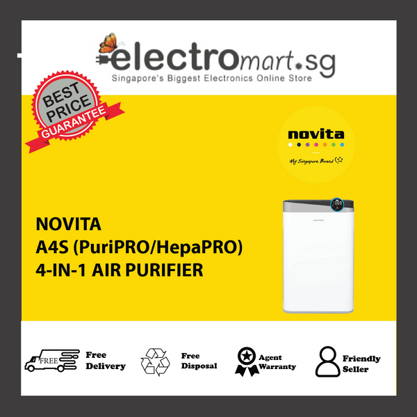 NOVITA A4S (PuriPRO/HepaPRO) 4-IN-1 AIR PURIFIER