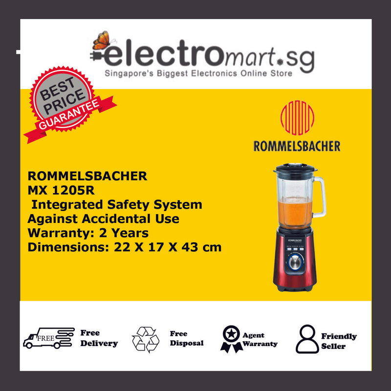 ROMMELSBACHER MX1205 BLENDER (1.8L)