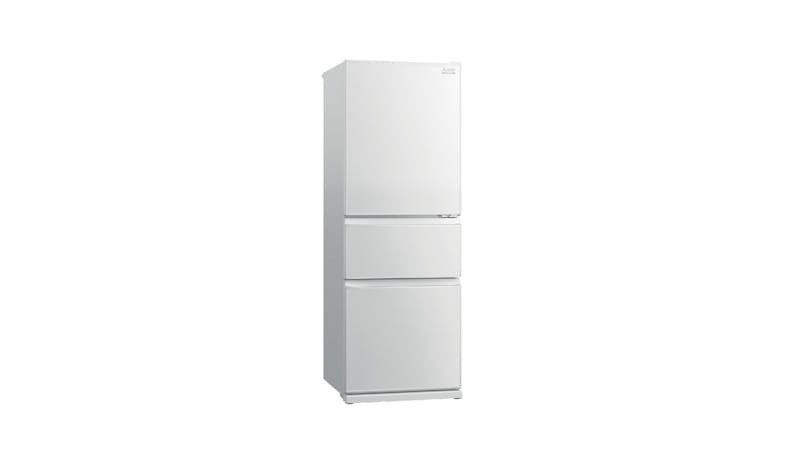 Mitsubishi  MR-CGX41EX-GWH-P 328L 3-Door Fridge - Glass White