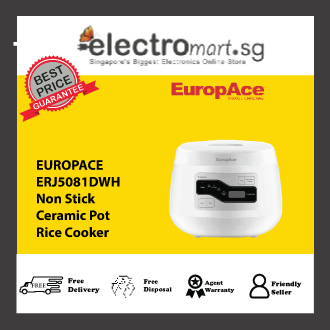 EUROPACE ERJ5081DWH RICE COOKER (0.8L)