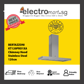 Bertazzoni KT120PRO1XA - 120cm Stainless Steel Wall Mounted Hood