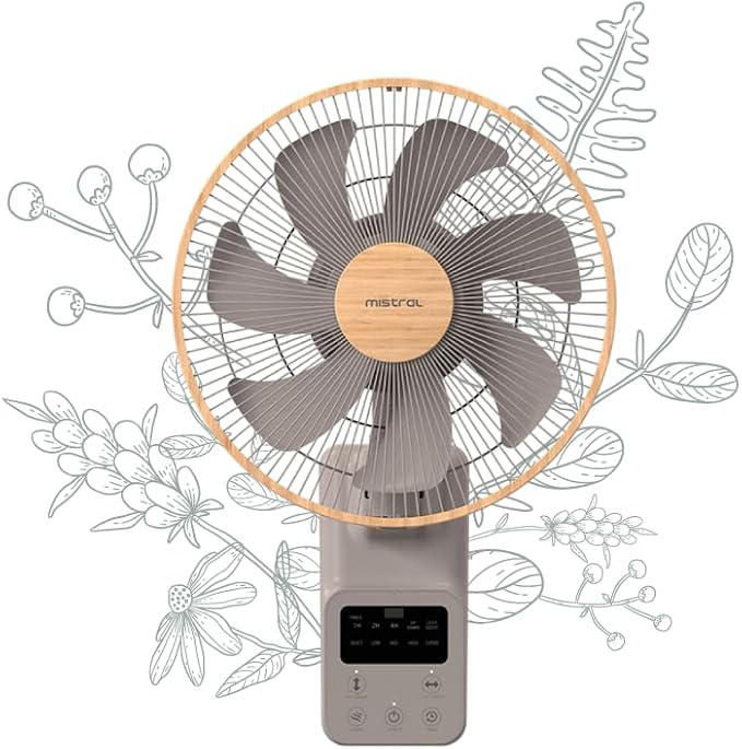 MISTRAL MWF1454DR-G 14" DC Wall Fan with Remote Control