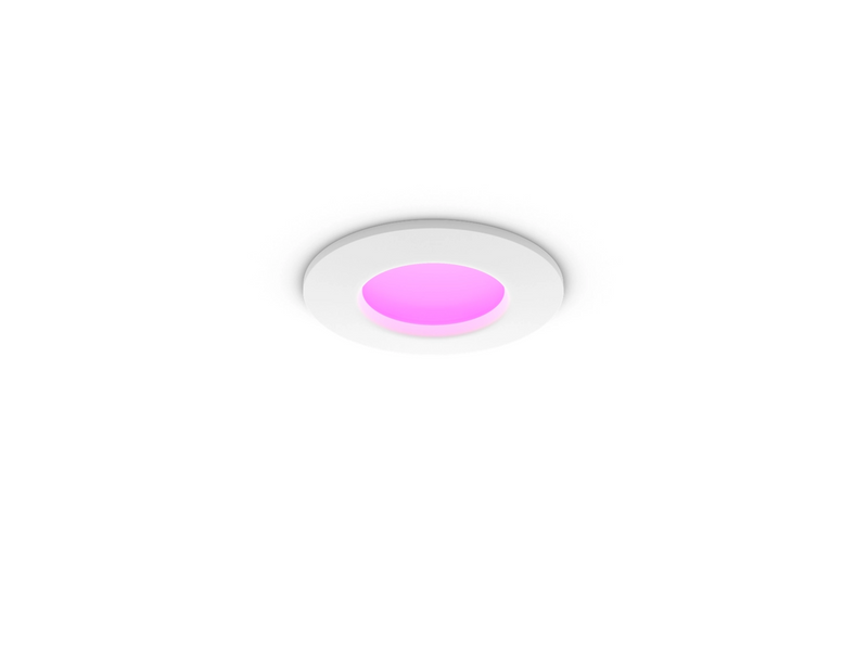 Philips Hue White and Color Slim Recessed Light Small 90mm White 8.3W 1000  lm