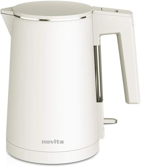 NOVITA NK3 Water Kettle , White/BLACK