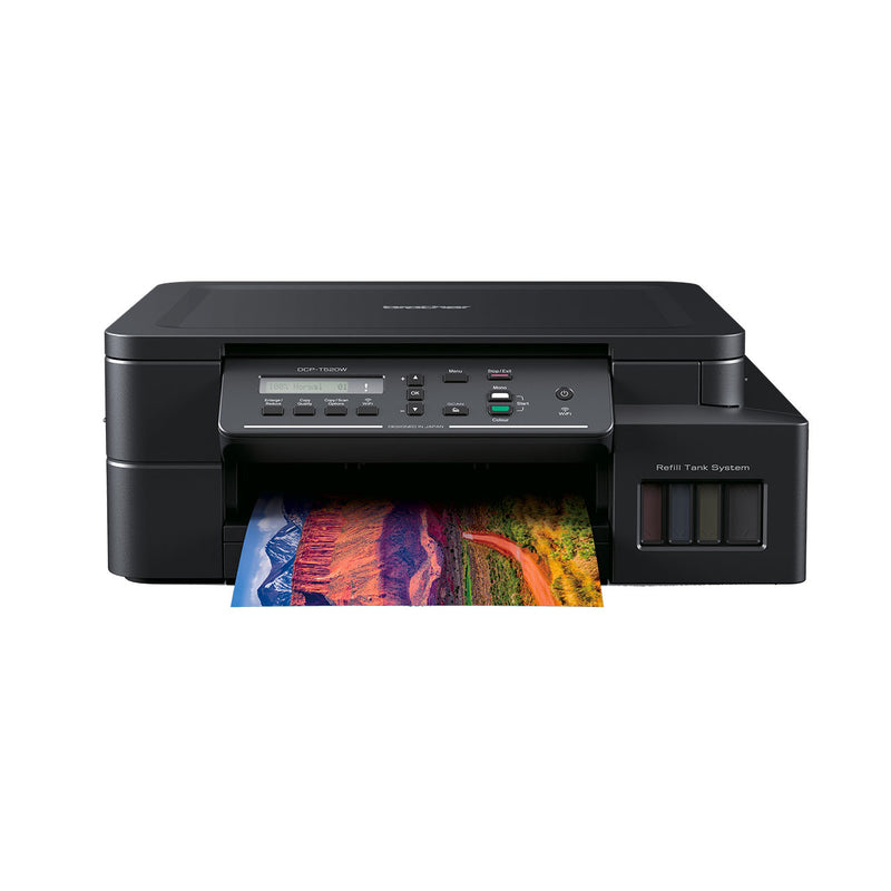 Brother DCP-T520W 3-in-1 multifunction printer with wireless and mobile printing to work-on-the go