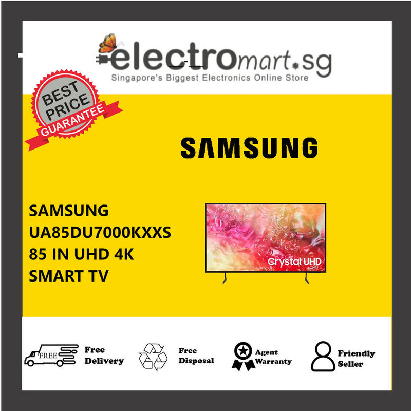 SAMSUNG UA85DU7000KXXS 85 IN UHD 4K  SMART TV