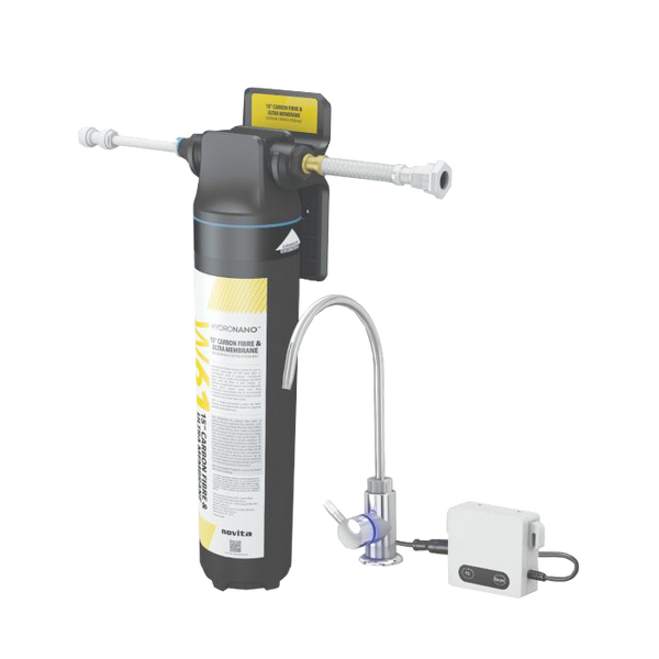 NOVITA W61 15” Under sink Filtration System  Hi-Flow