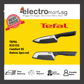 TEFAL K221S2 COMFORT SS 2PC KNIVES SET 12CM CHEF 15CM