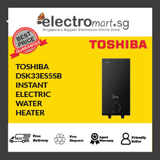 Toshiba DSK33ES5SB Instant Electric Water Heater (Black)