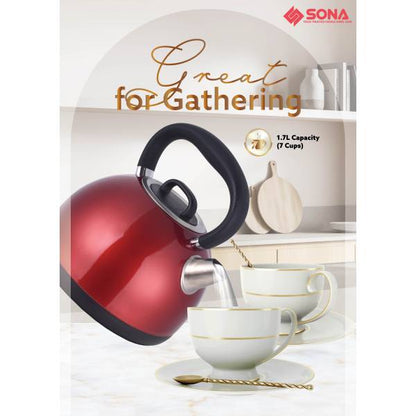 SONA SSK 5099 304 Stainless Steel Kettle 1.7L