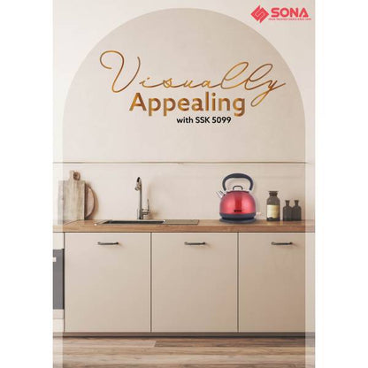 SONA SSK 5099 304 Stainless Steel Kettle 1.7L