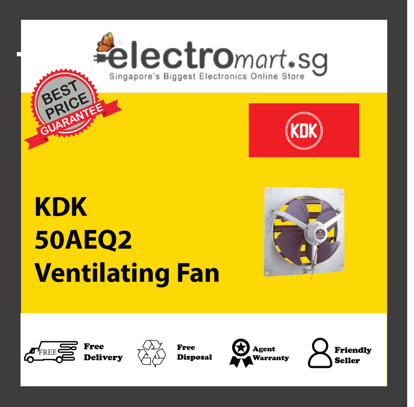 KDK 50AEQ2 Ventilating Fan